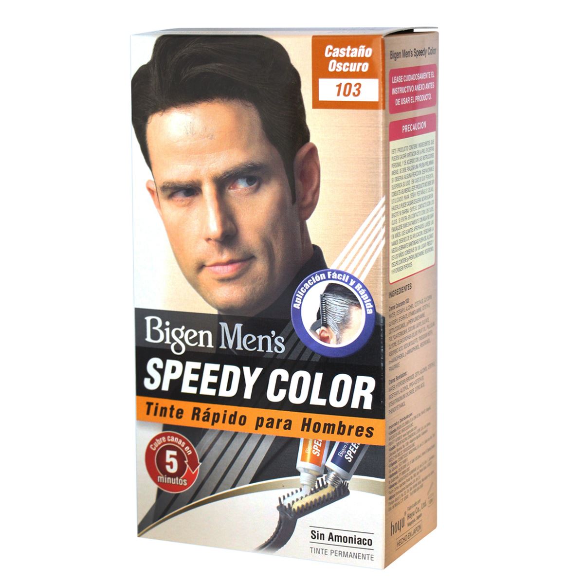 Bigen Tinte Para Caballero Color Casta&ntilde;o Oscuro image number null