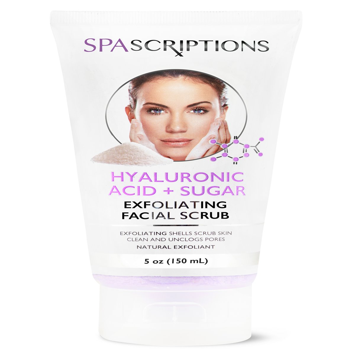 Spa Scriptions Exfoliante Facial &Aacute;cido Hialur&oacute;nico Y Az&uacute;car 150ml image number null