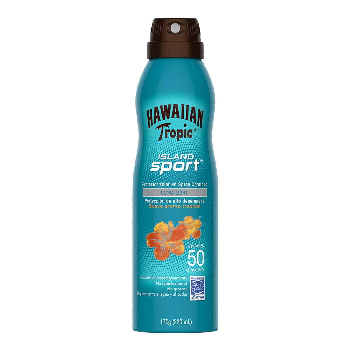 Hawaiian Tropic Protector Solar Island Sport Fps 50 C Spray 170 G image number null