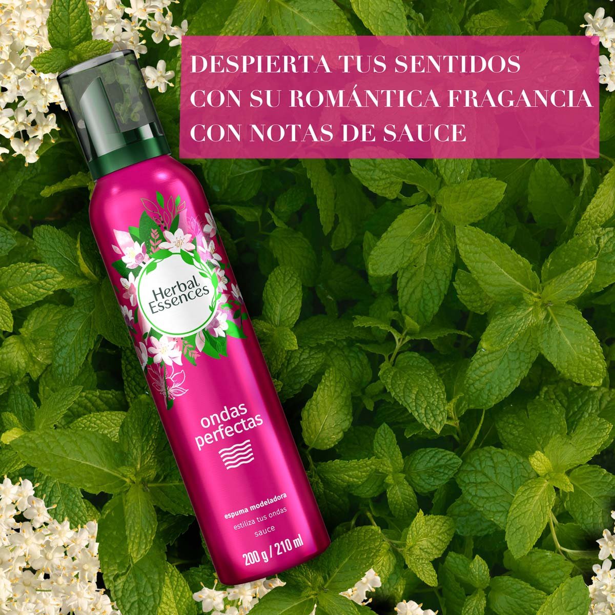 Herbal Essences Mousse Ondas Perfectas 200g Espuma Modeladora image number null
