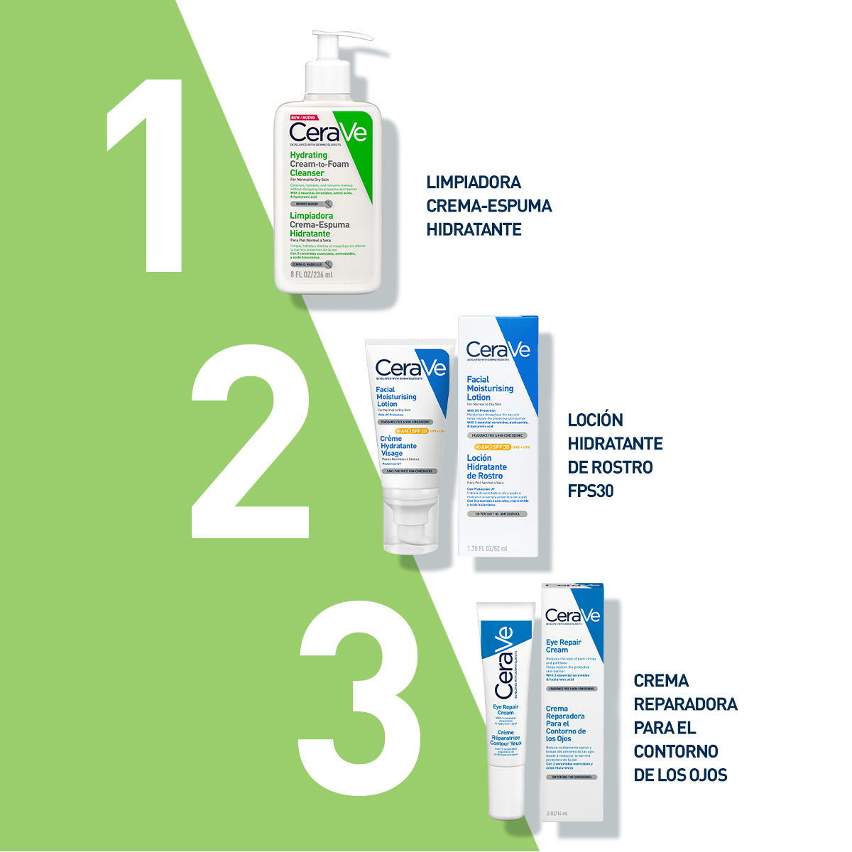 Cerave Limpiadora Crema-espuma Hidratante Para Rostro 236ml image number null