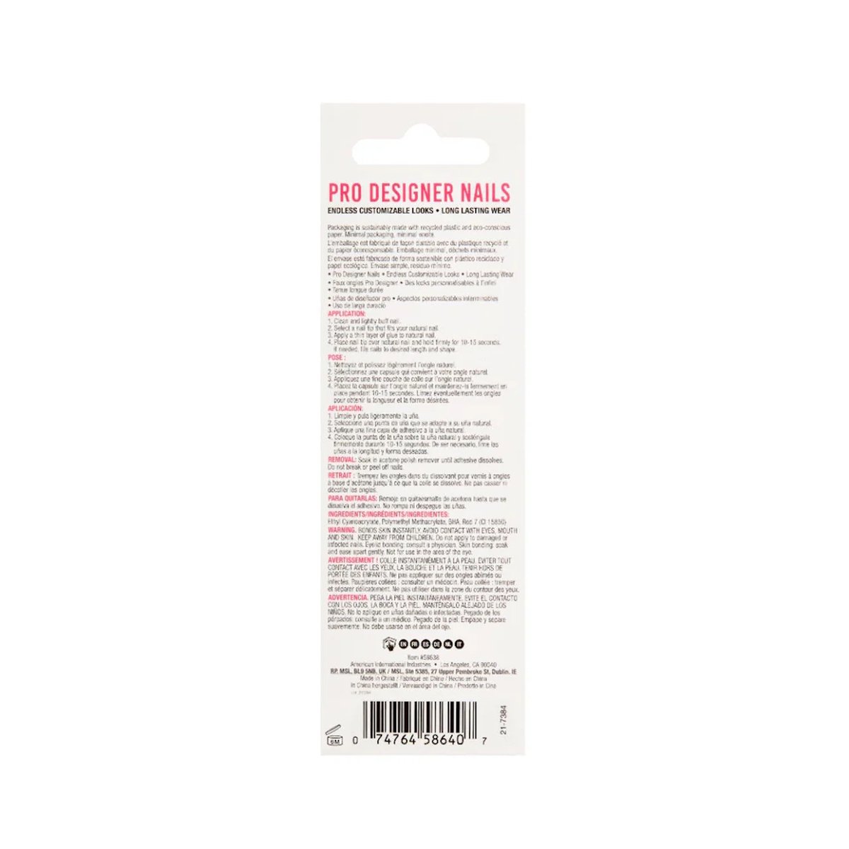 Nail Addict Eco Mani French Pink Ombre image number null