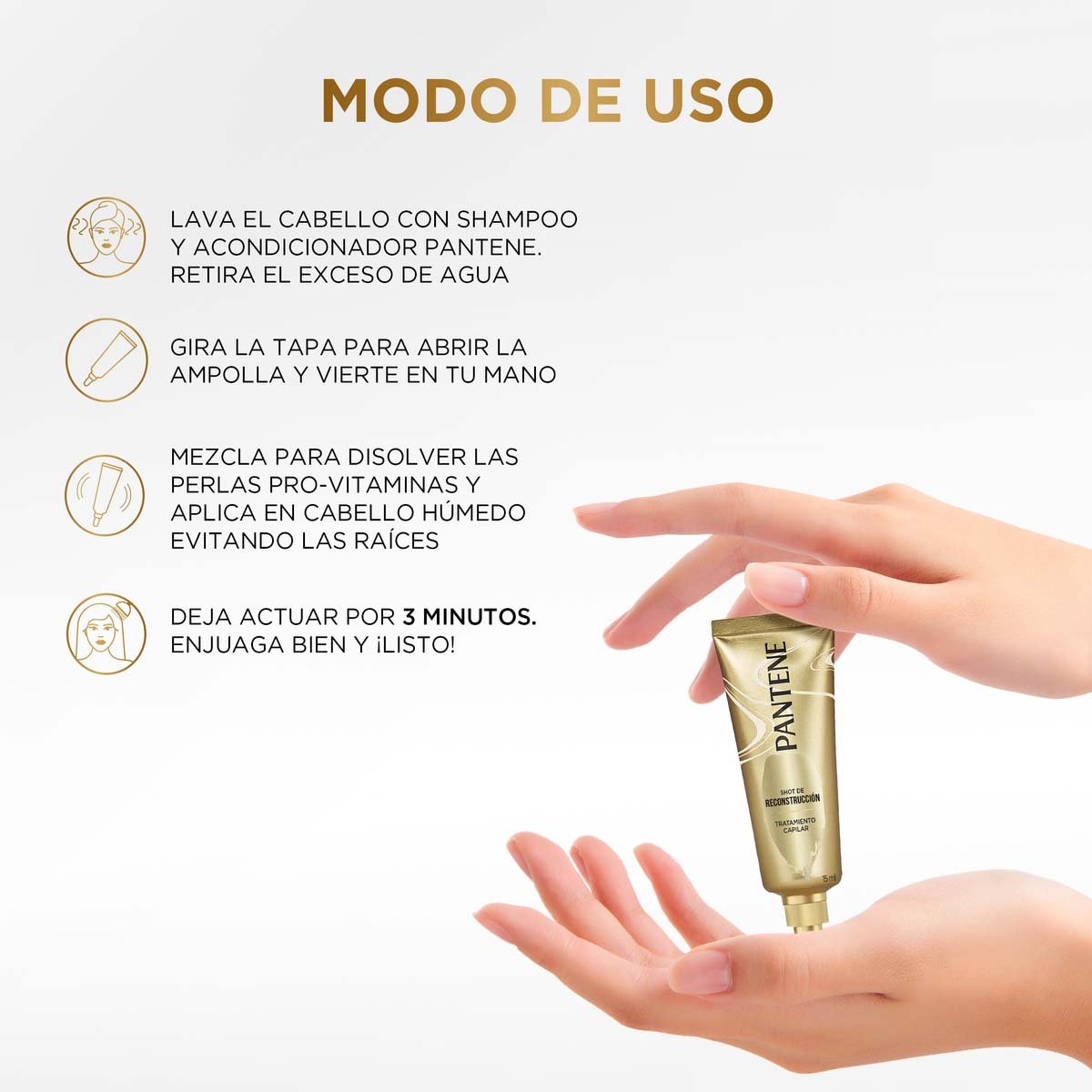 Pantene Ampolleta Tratamiento Capilar 3 X 15ml Pro-vitam&iacute;n B5 image number null