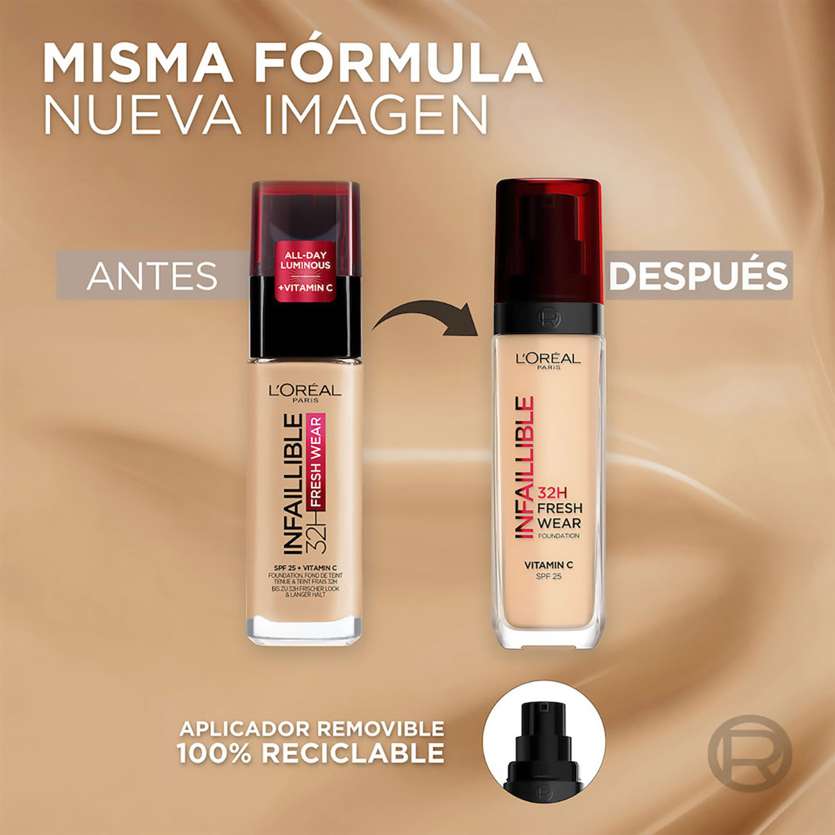L&rsquo;Or&eacute;al Paris Base de Maquillaje Larga Duraci&oacute;n Infallible 24H image number null