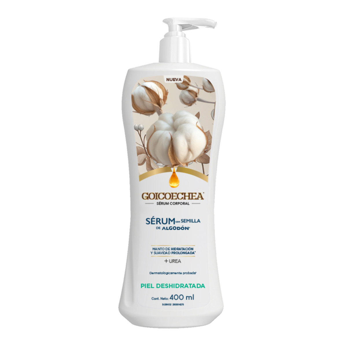 Goicoechea Crema Corporal Algod&oacute;n Piel Deshidratada 400ml image number null
