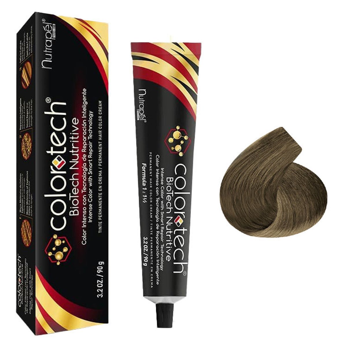 Color Tech Tinte Permanente Rubio Claro Cenizo 8.1 90g image number null