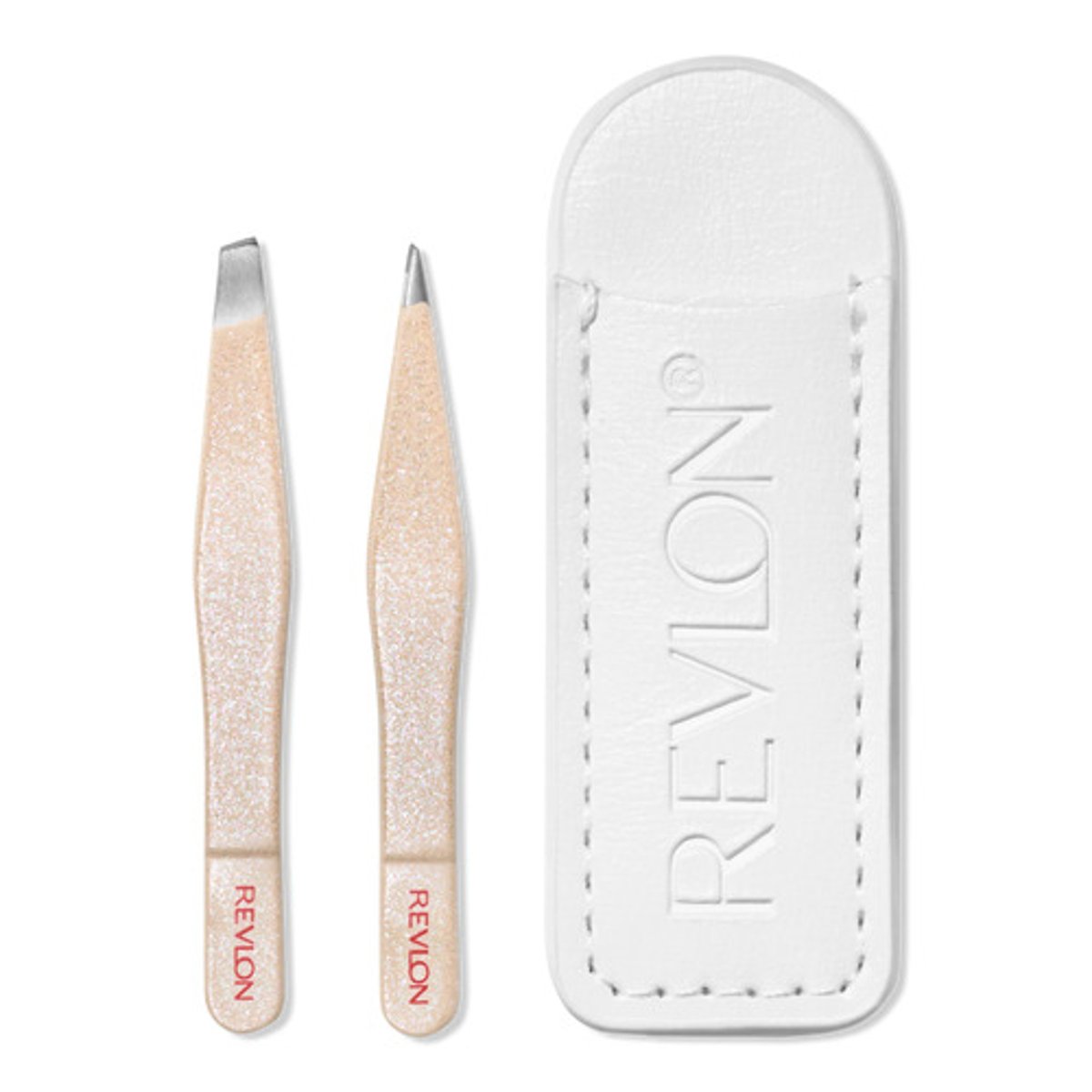 Revlon Set Mini Pinzas Depilaci&oacute;n 2  Acero Inoxidable image number null