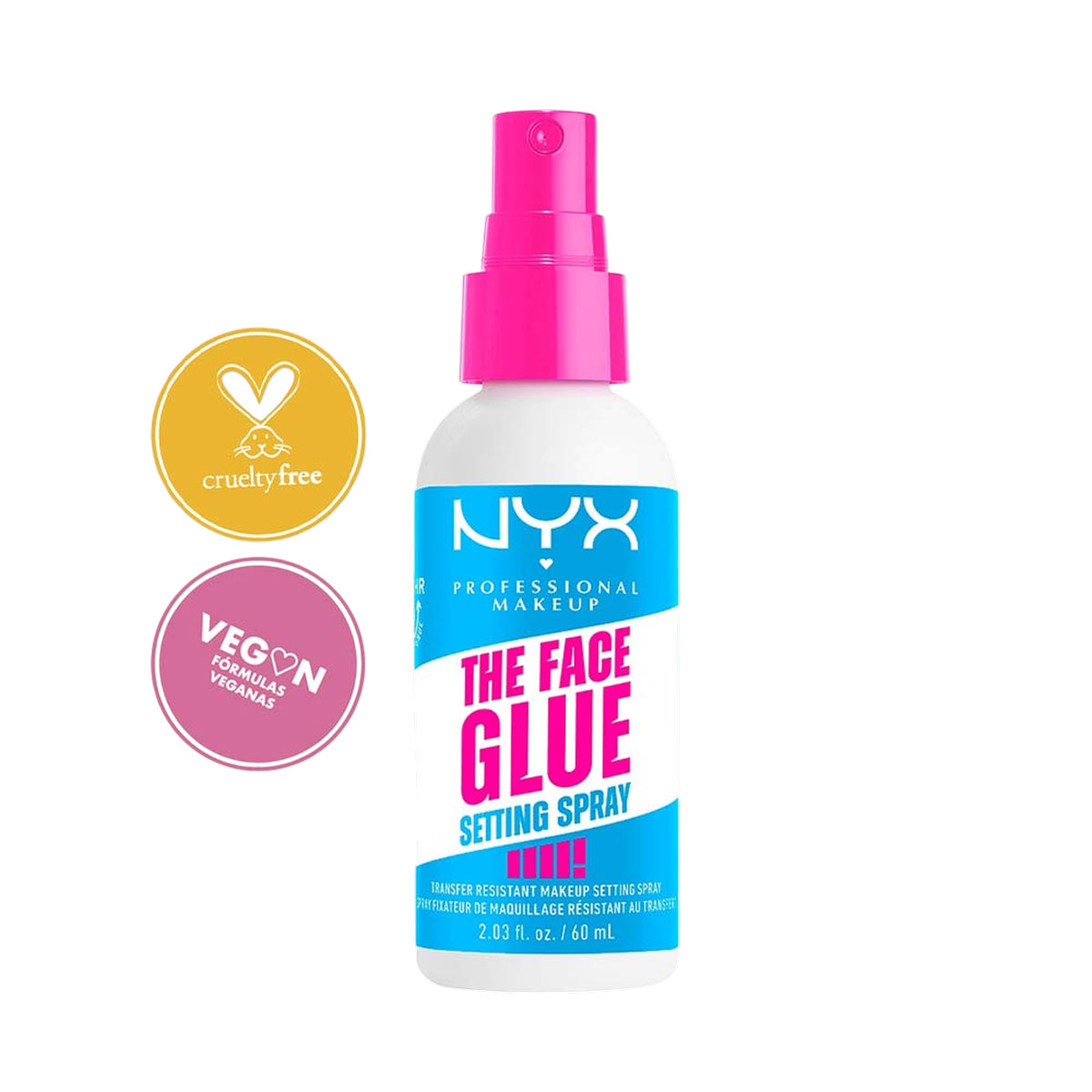 Nyx Face Glue Spray Fijador Maquillaje 60ml Vegano image number null