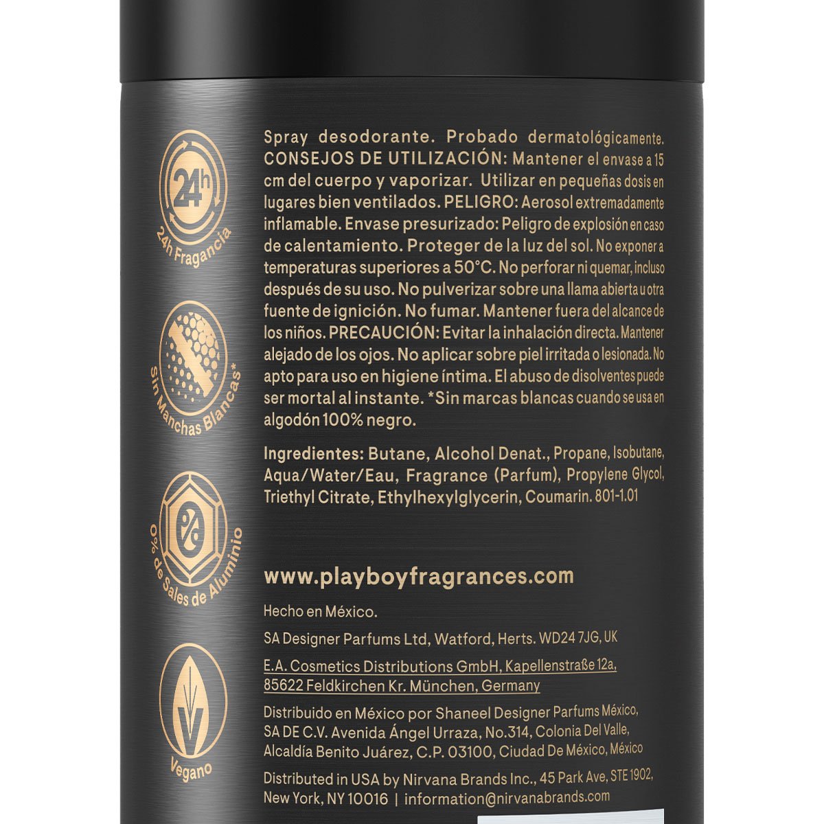 Playboy Desodorante Spray Vip 150ml Caballero image number null