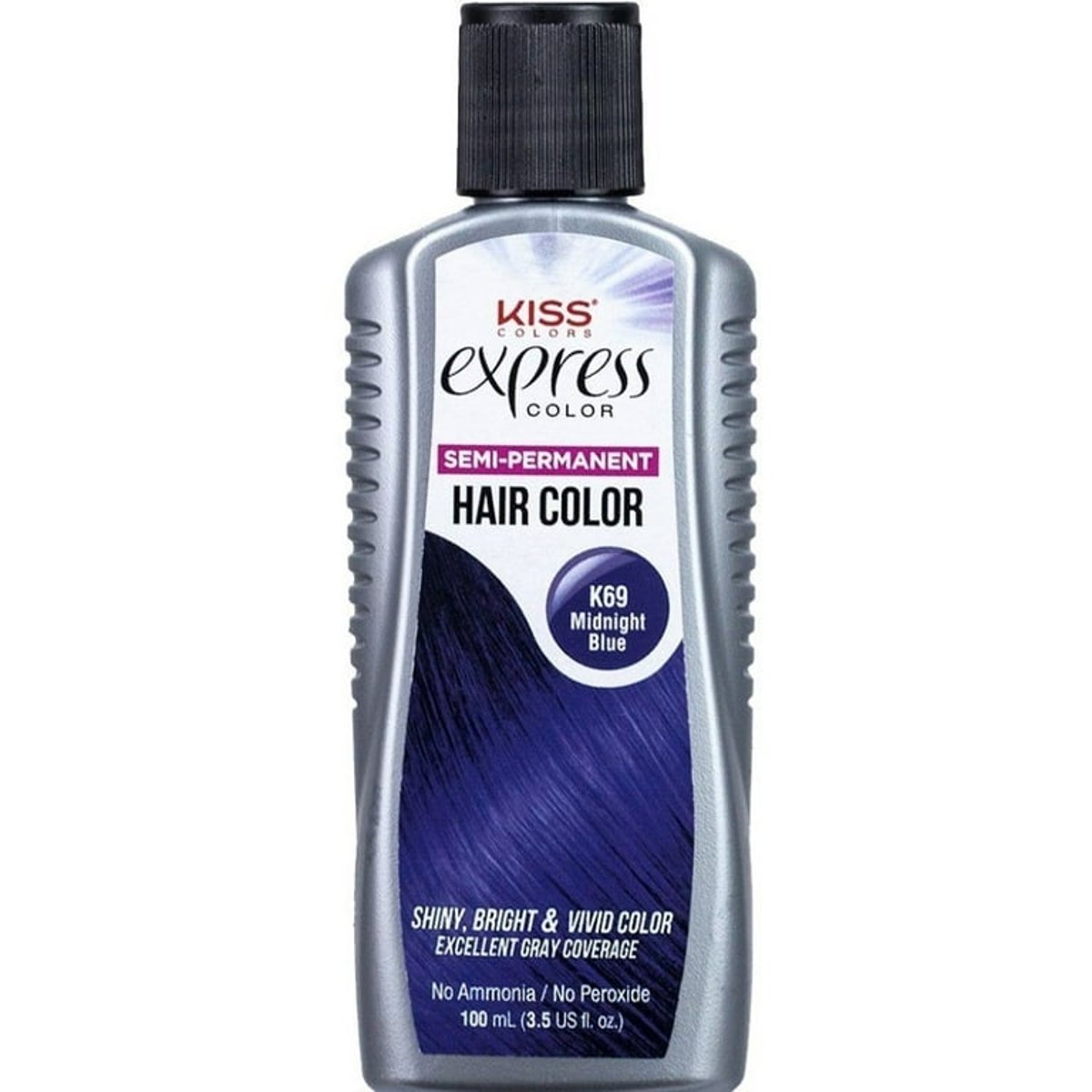 Kiss Tinte Semipermanente Azul Midnight Blue Kit 100 Ml image number null