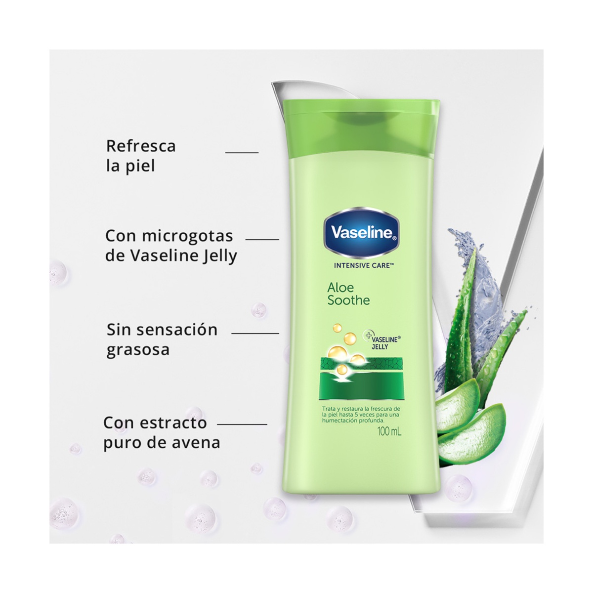 Vaseline Crema Corporal Aloe Soothe image number null