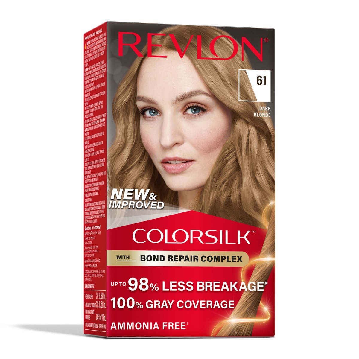 Revlon Colorsilk Tinte Rubio Oscuro 61 Permanente 100ml image number null