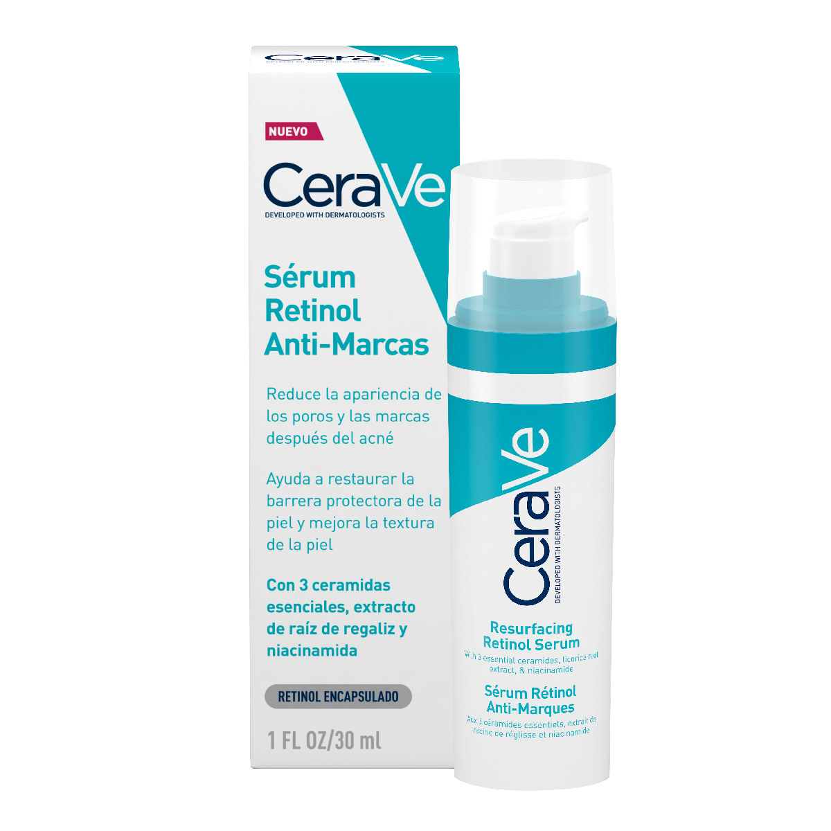 Cerave S&eacute;rum Con Retinol Anti-marcas De 30 Ml image number null