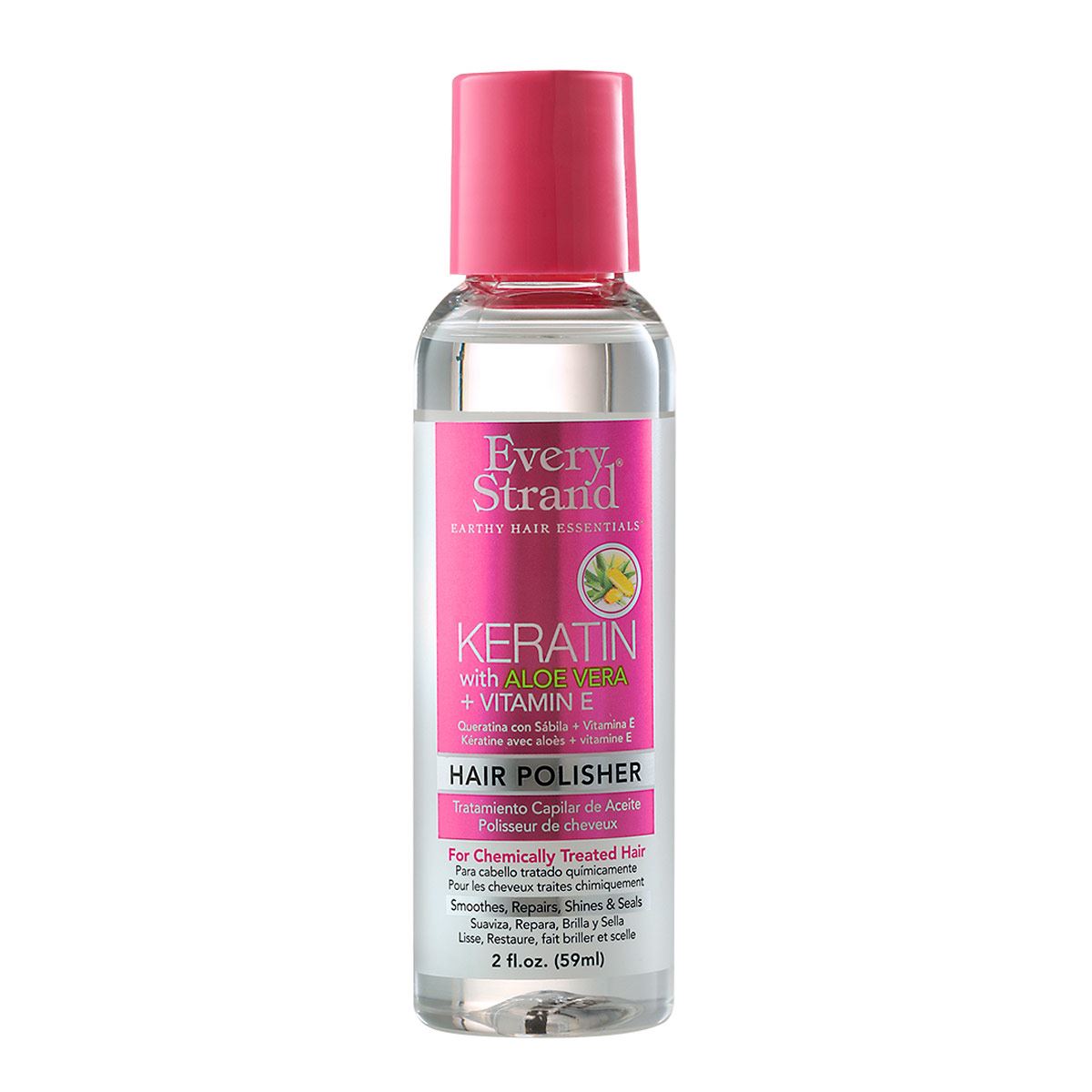 Every Strand Aceite Para Cabello Seco Keratina Aloe Vera Mas Vitamina E 59 Ml image number null