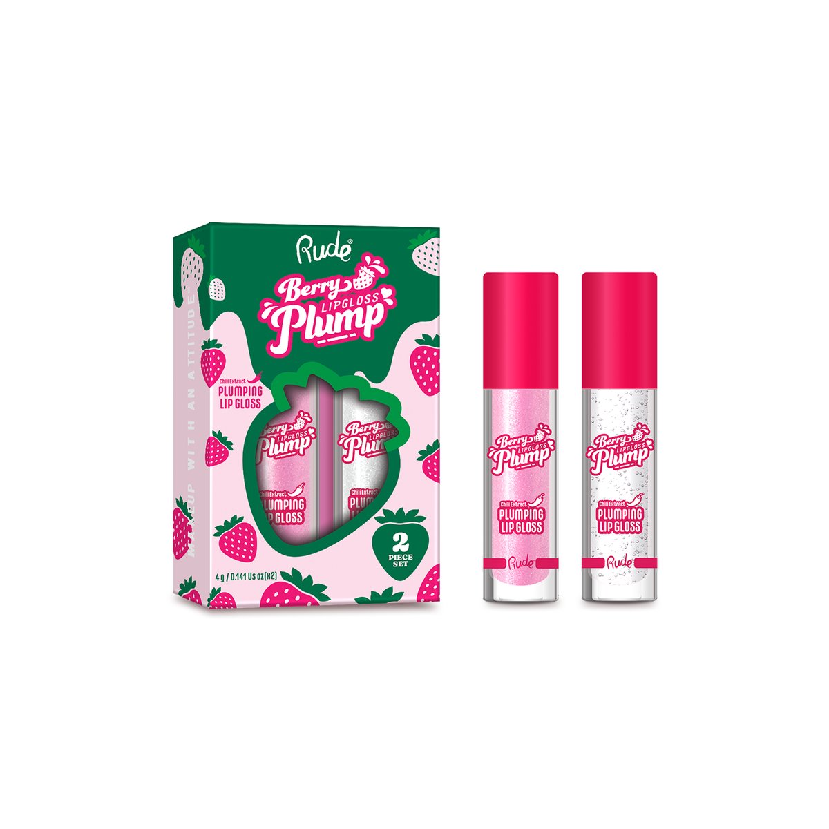 Rude Cosmetics Brillo Voluminizador Berry Plump Perla image number null