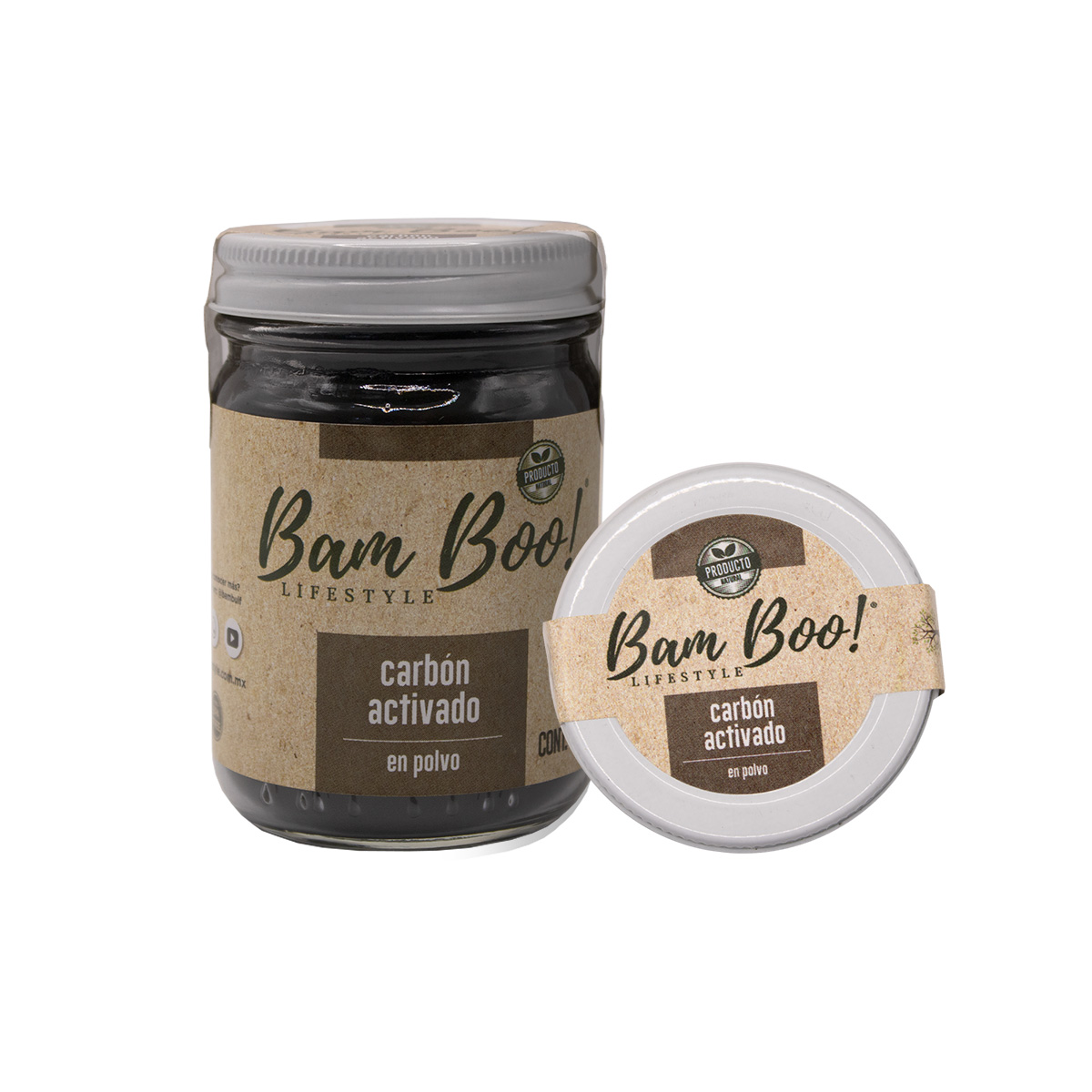 Bam Boo! Lifestyle Carb&oacute;n Activado En Polvo 40 Gr image number null