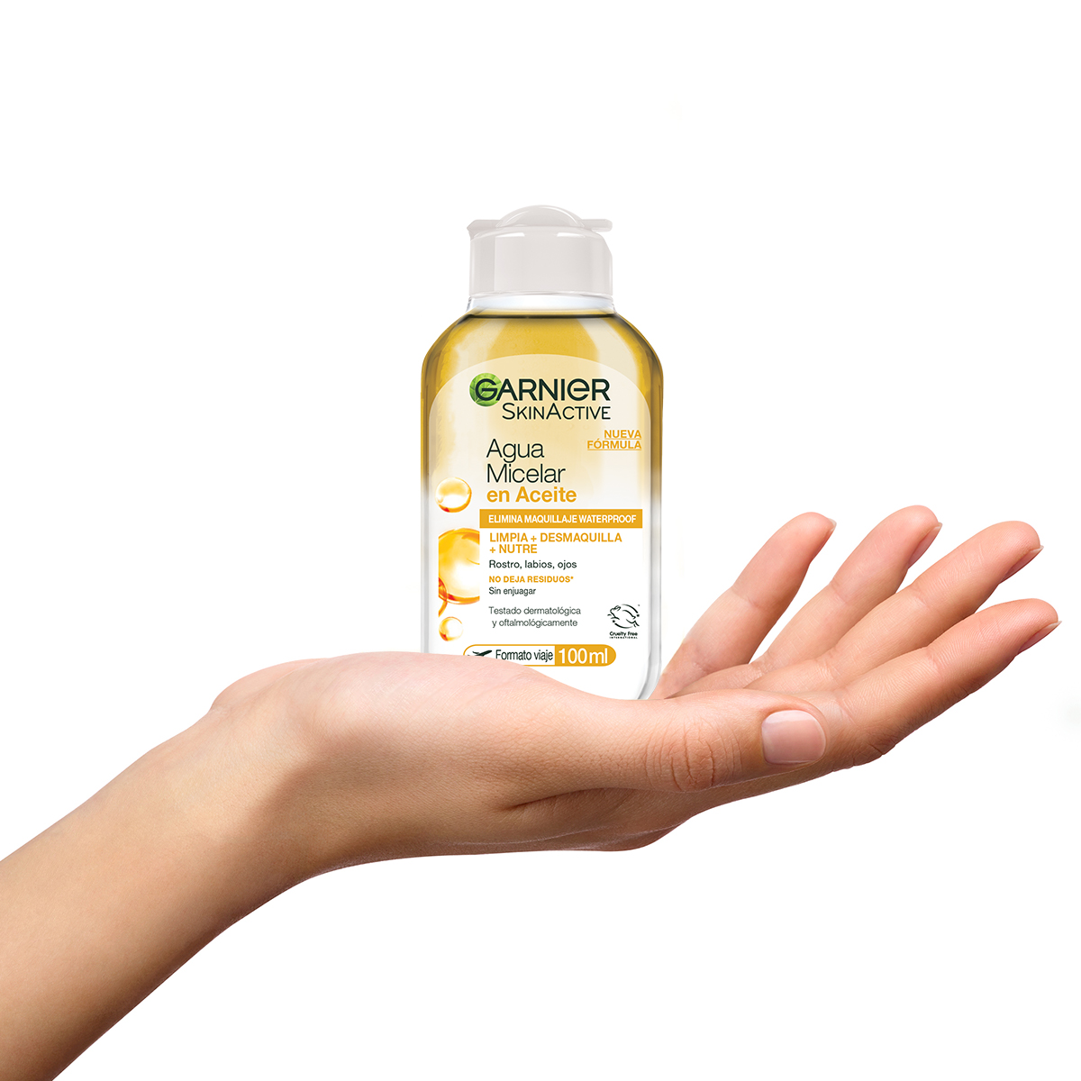 Garnier Skin Active Naturals Face Agua Micelar Desmaquillante Bifasica 100 Ml image number null