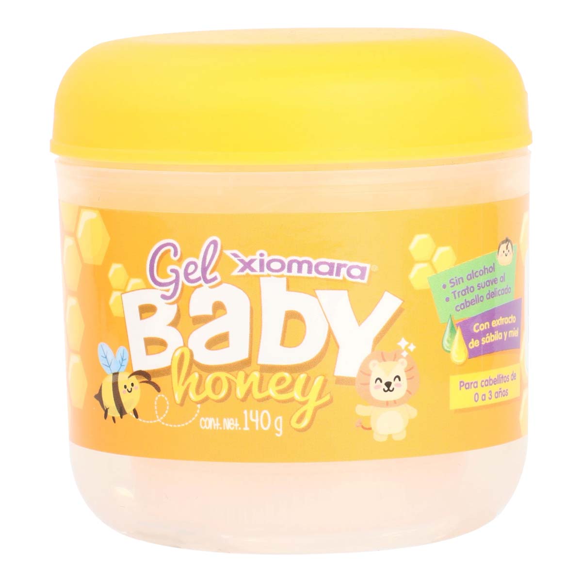 Xiomara Gel Estilizante Baby Honey 140g Fijaci&oacute;n Suave Ni&ntilde;os image number null
