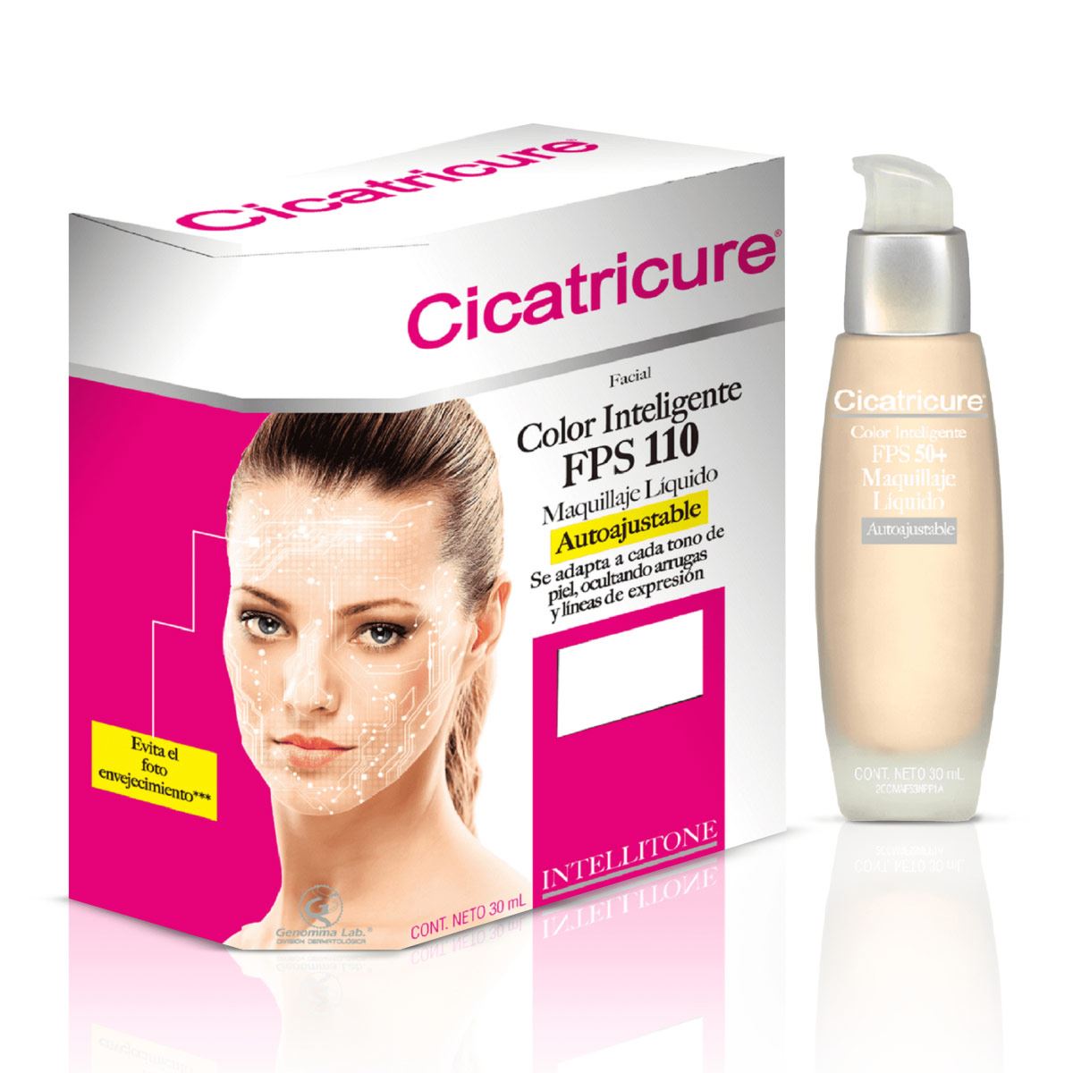 Cicatricure Maquillaje L&iacute;quido Color Inteligente Fps 50+ 30 Ml image number null
