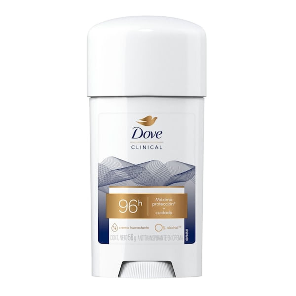 Dove Desodorante Hombre Clinical Barra 58g Protecci&oacute;n 96h image number null
