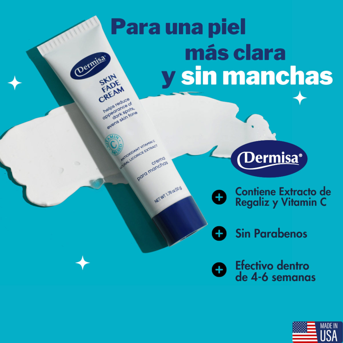 Dermisa Crema Para Manchas Con Vitamina C Y Extracto De Regaliz Natural 50 G image number null