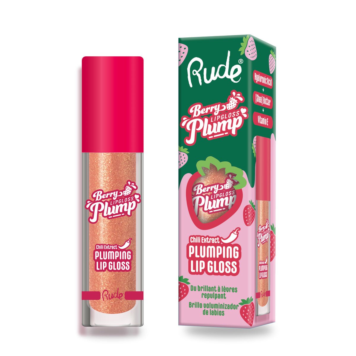 Rude Cosmetics Brillo Voluminizador Berry Plump Hada image number null