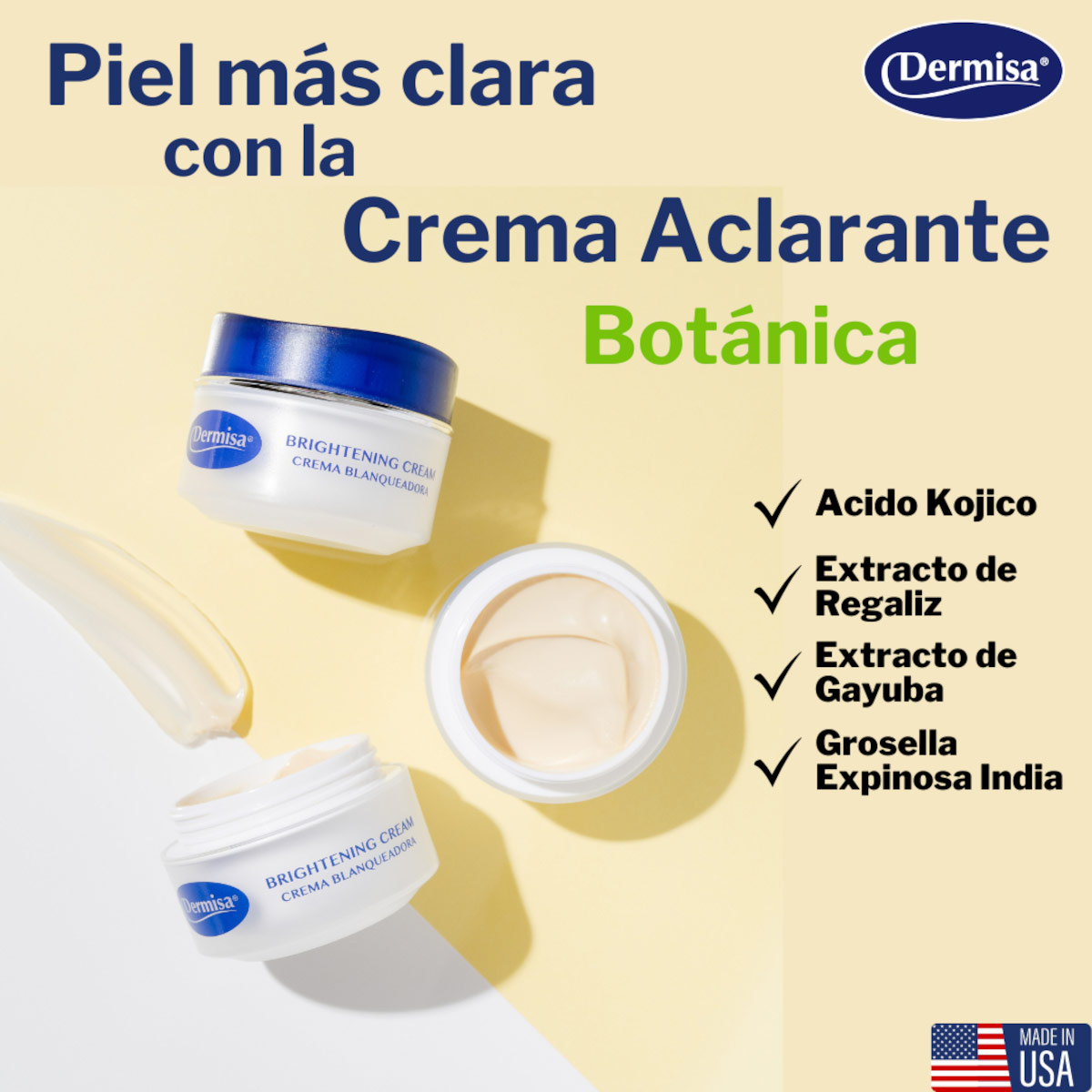 Dermisa Crema Aclarante Acci&oacute;n M&aacute;xima De Iluminaci&oacute;n 42 G image number null