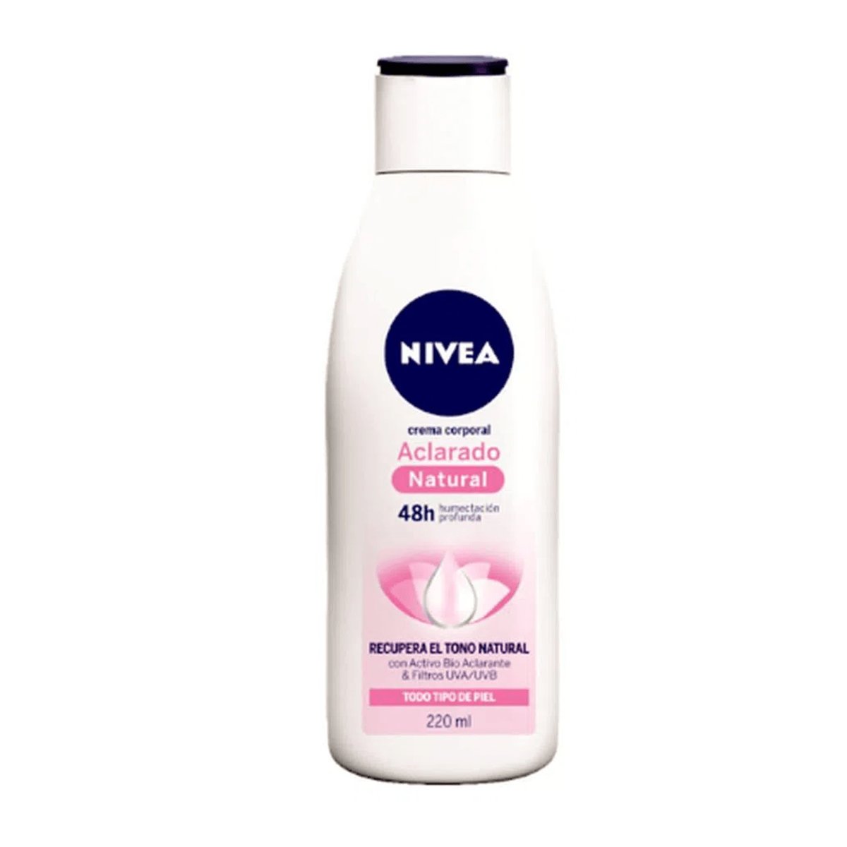 Nivea Crema Corporal Aclarado Natural 220ml Hidratante Uv image number null