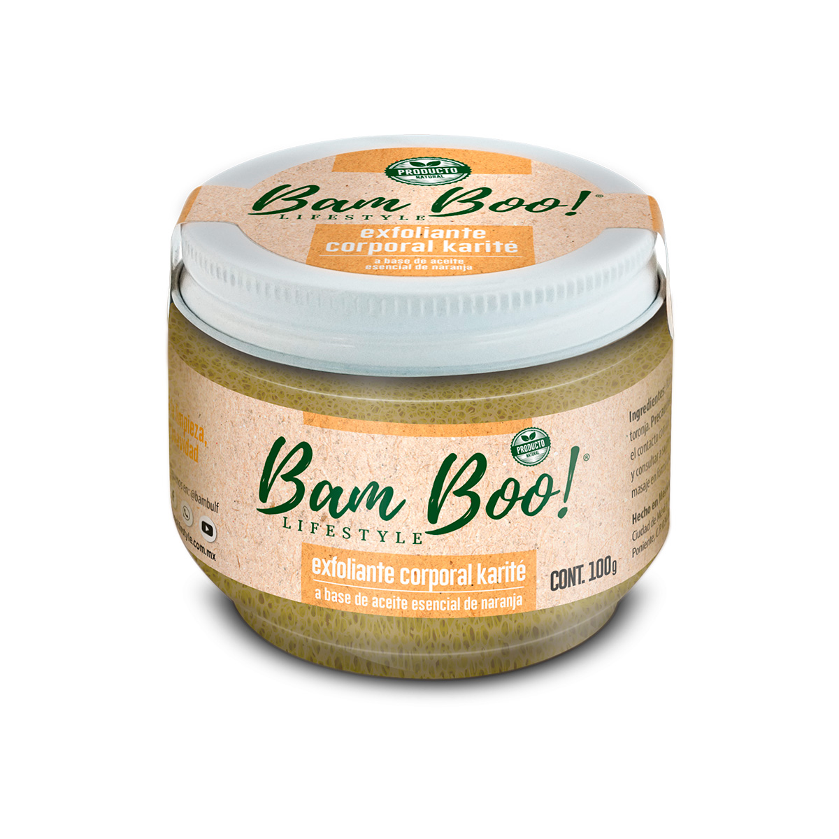 Bam Boo! Lifestye Exfoliante Corporal Karit&eacute; 100 G image number null