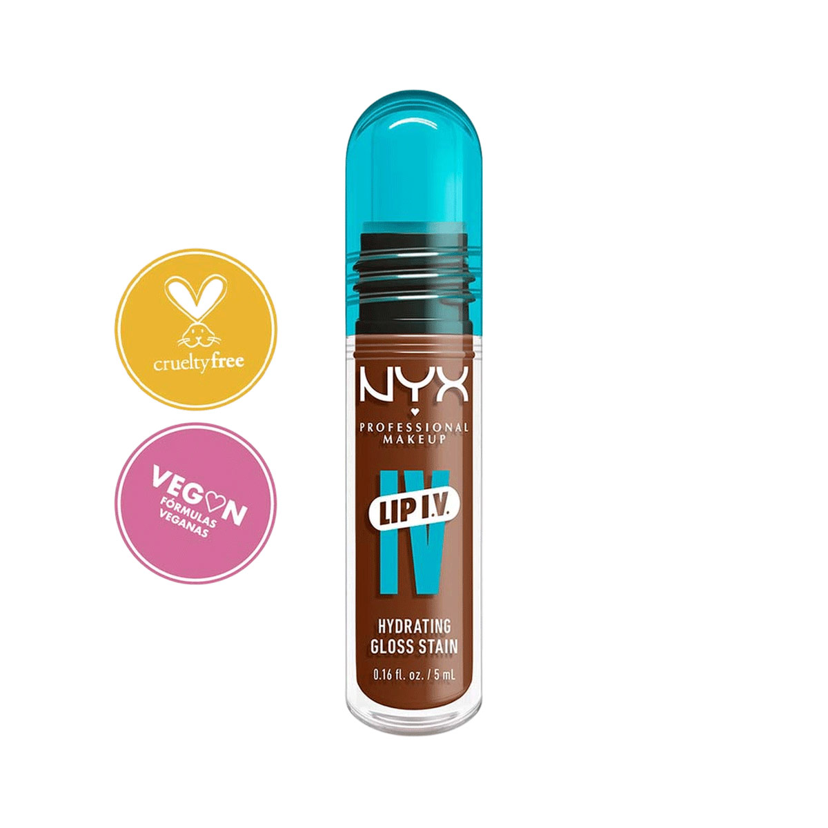 Nyx Lip Iv Hydrating Gloss Serum Neutral Nude 4.8ml image number null