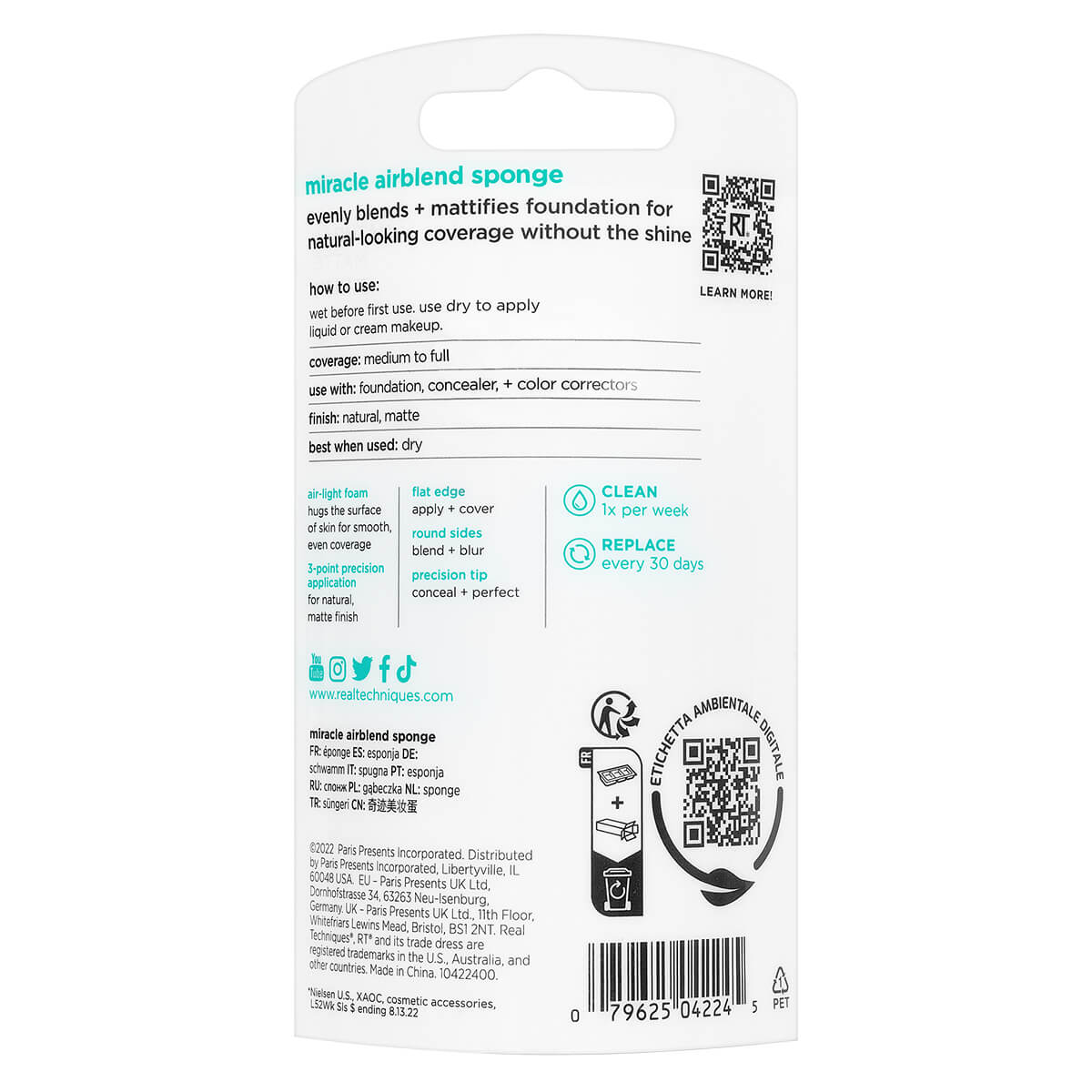 Real Techniques Rt Miracle Air Blend Sponge image number null