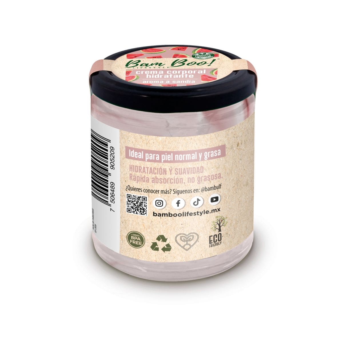 Crema Hidratante Aroma A Sand&iacute;a 220 Gr Bam Boo! Lifestyle image number null