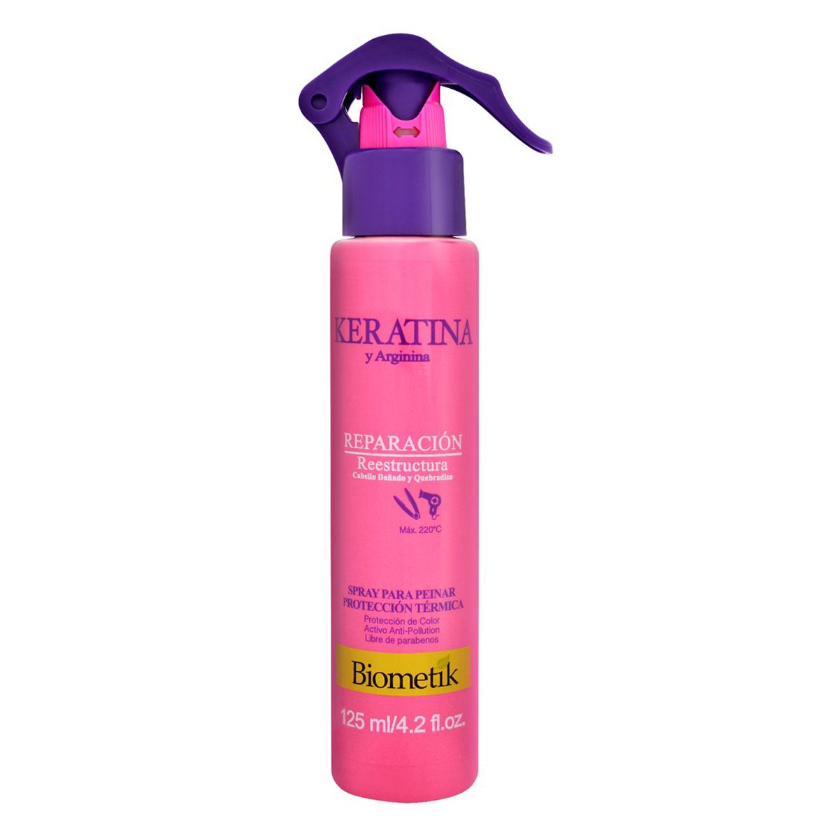 Biometik Spray Para Peinar Con Protecci&oacute;n T&eacute;rmica image number null