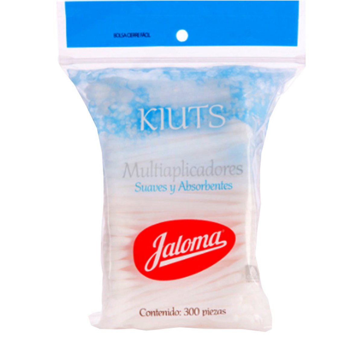 Kiuts Hisopos Biodegradables 300 Pzas Zip Lock24 image number null