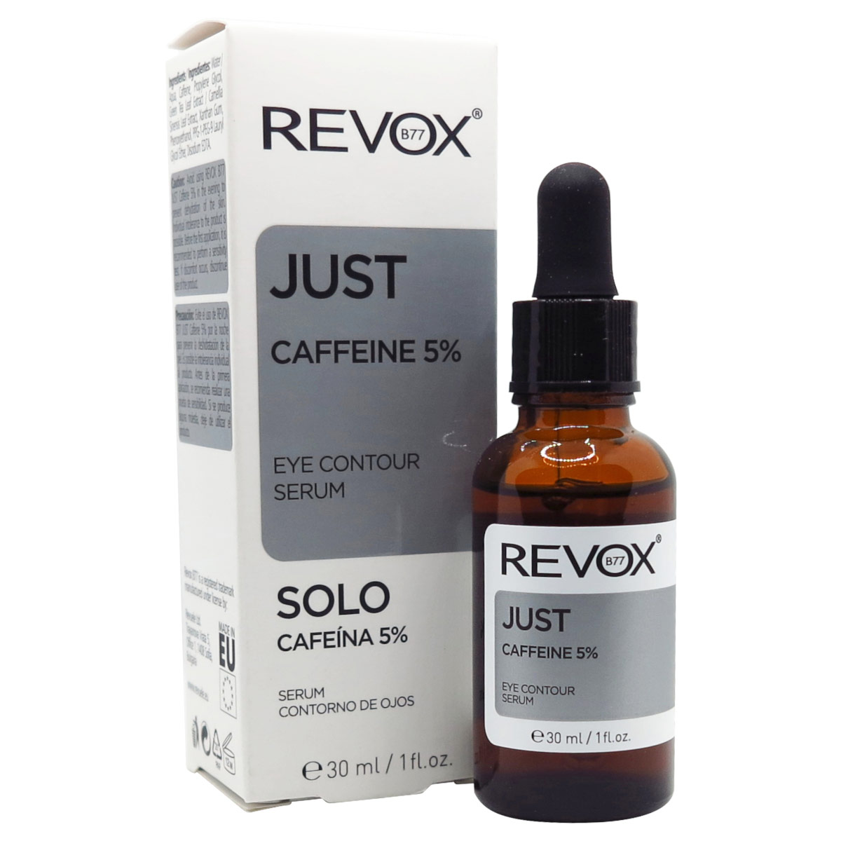 Revox B77 Just Cafe&iacute;na 5% Suero Contorno De Ojos 30 Ml image number null