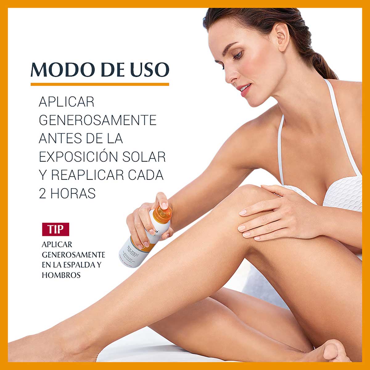 Eucerin Sun Protector Solar Corporal Spray Toque Seco Fps 50 De 200 Ml image number null