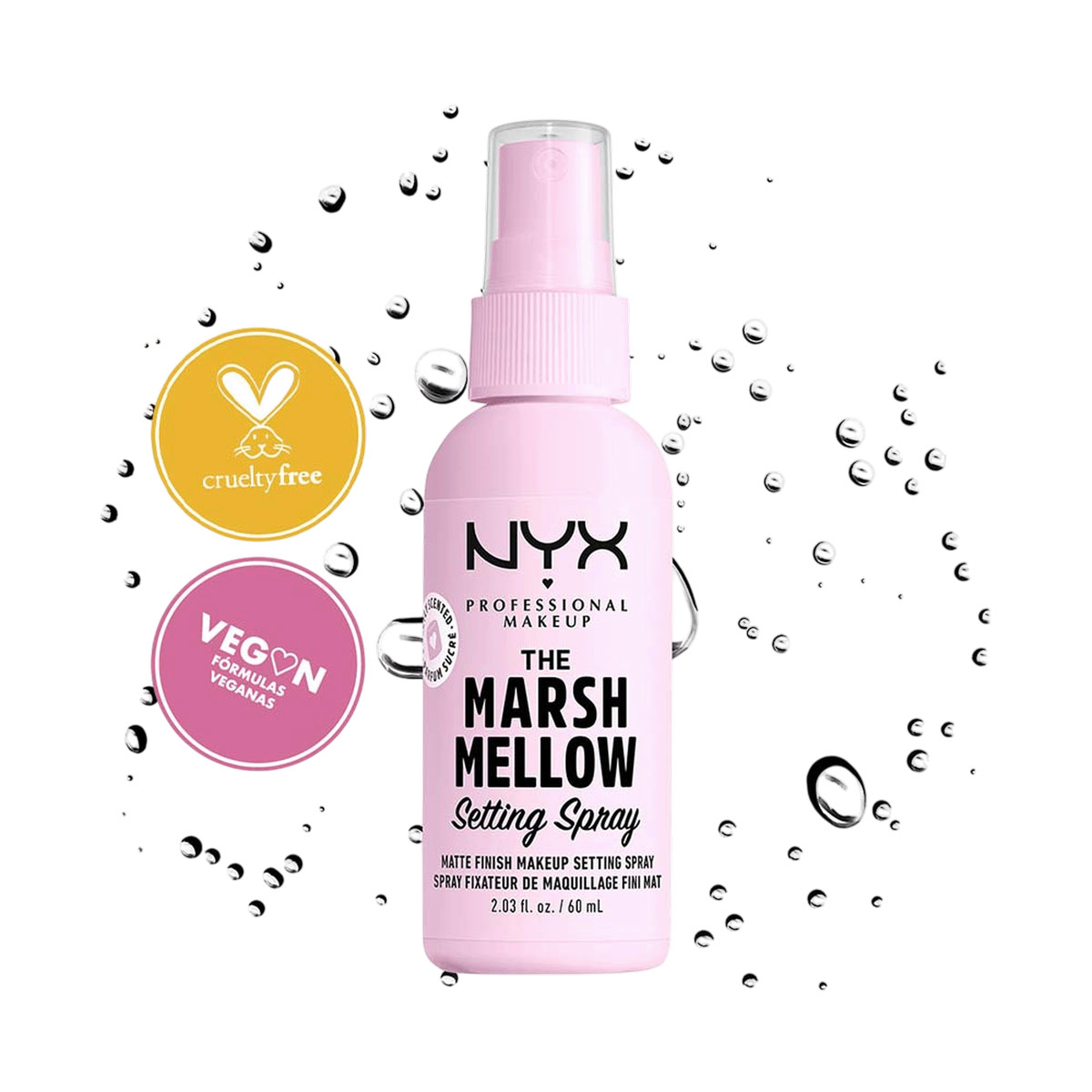 Nyx Marshmellow Spray Fijador Mate Vegano 60ml  3 image number null