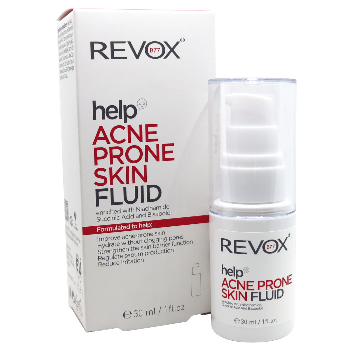 Revox B77 Help Fluido Para Pieles Propensas Al Acn&eacute; 30 Ml image number null