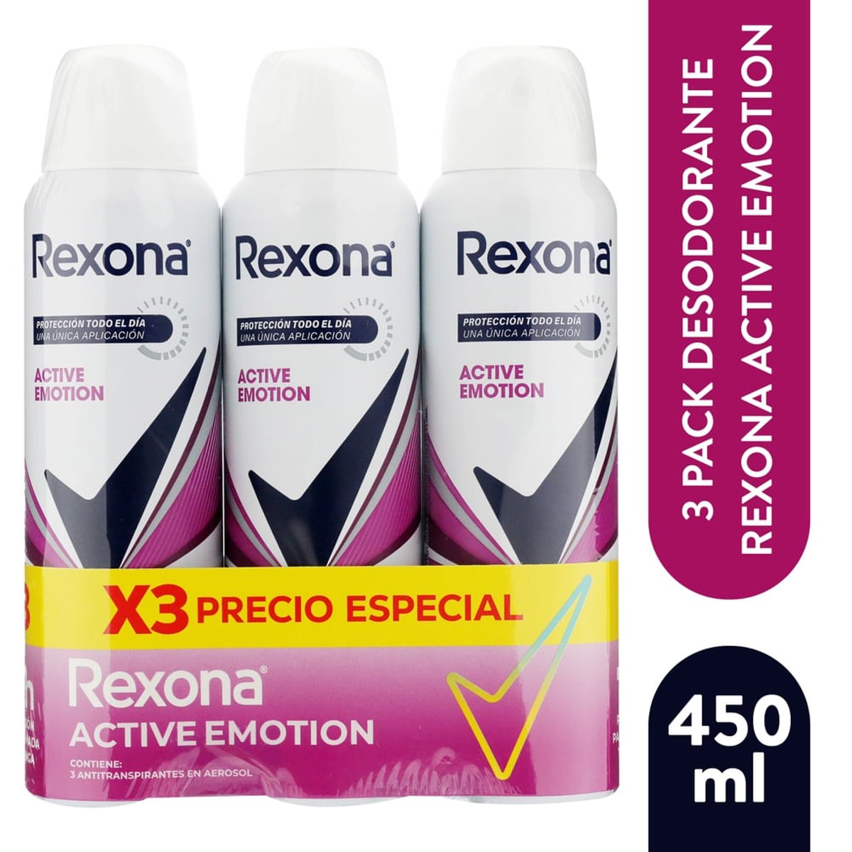 Rexona Desodorante Aerosol Women Clinical Extra Dry 91g image number null