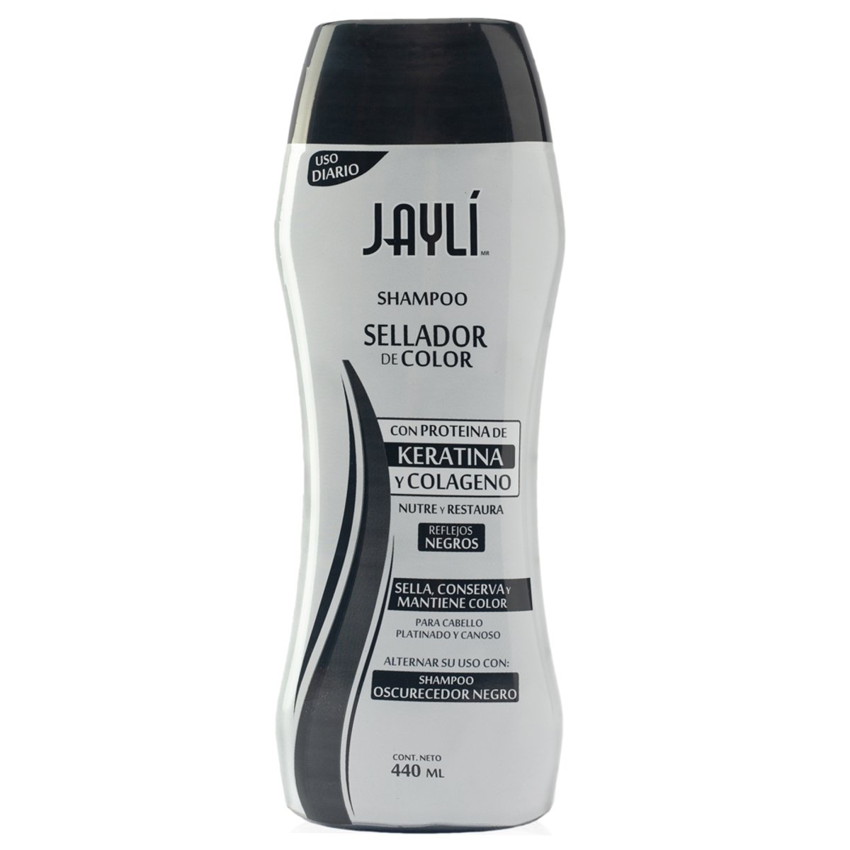 Jayli Shampoo Sellador Negro Con Queratina 440ml image number null