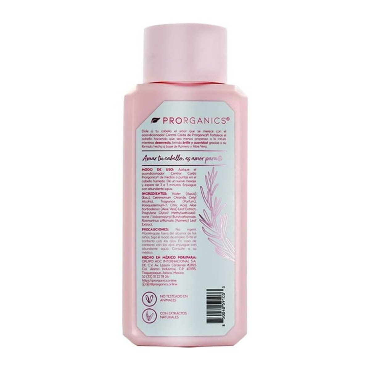 Prorganics Acondicionador Romero Y Aloe Vera 380ml12 image number null