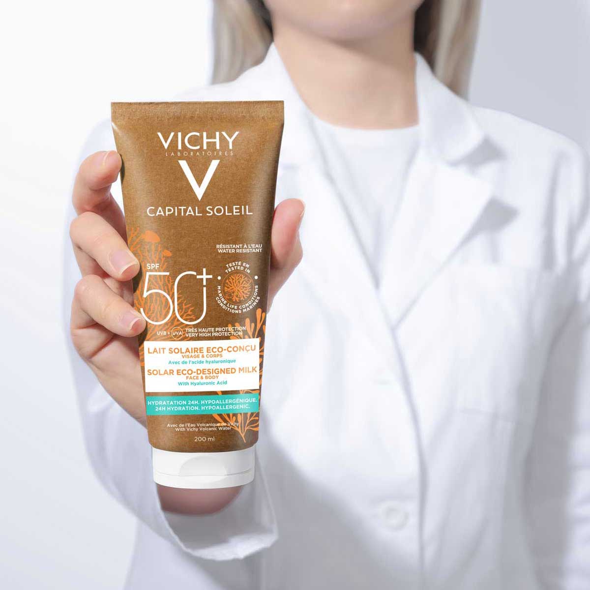 Vichy Bloqueador Solar Biode Para Cuerpo Y Rostro Fps 50+ 200ml image number null