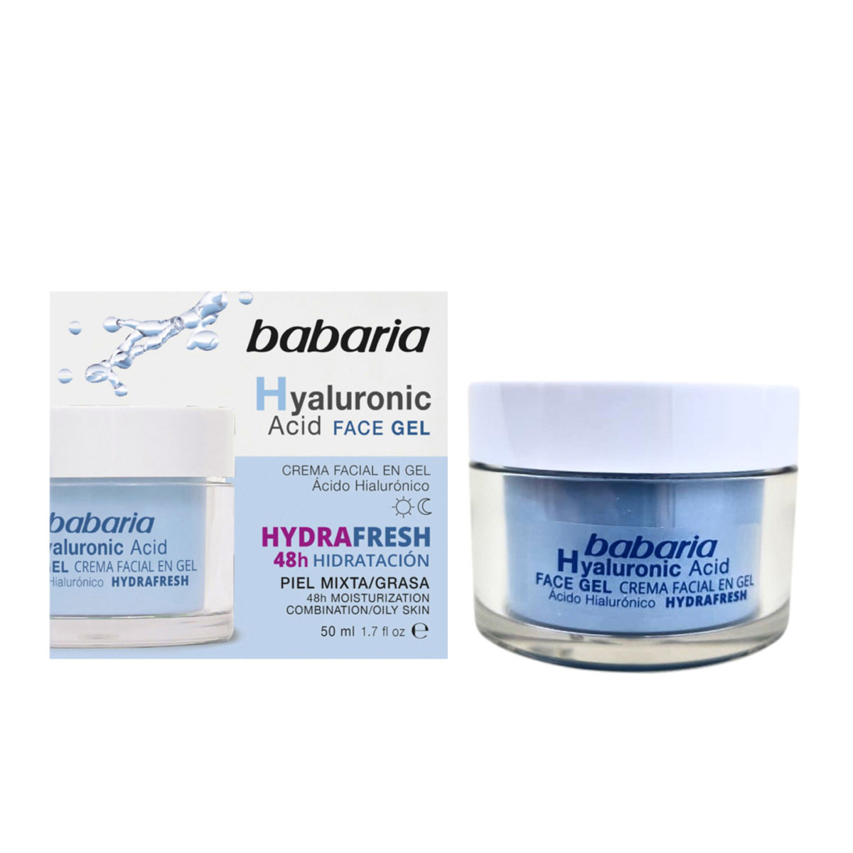 Babaria Crema Hydra Gel &Aacute;cido Hialur&oacute;nico 50 Ml image number null