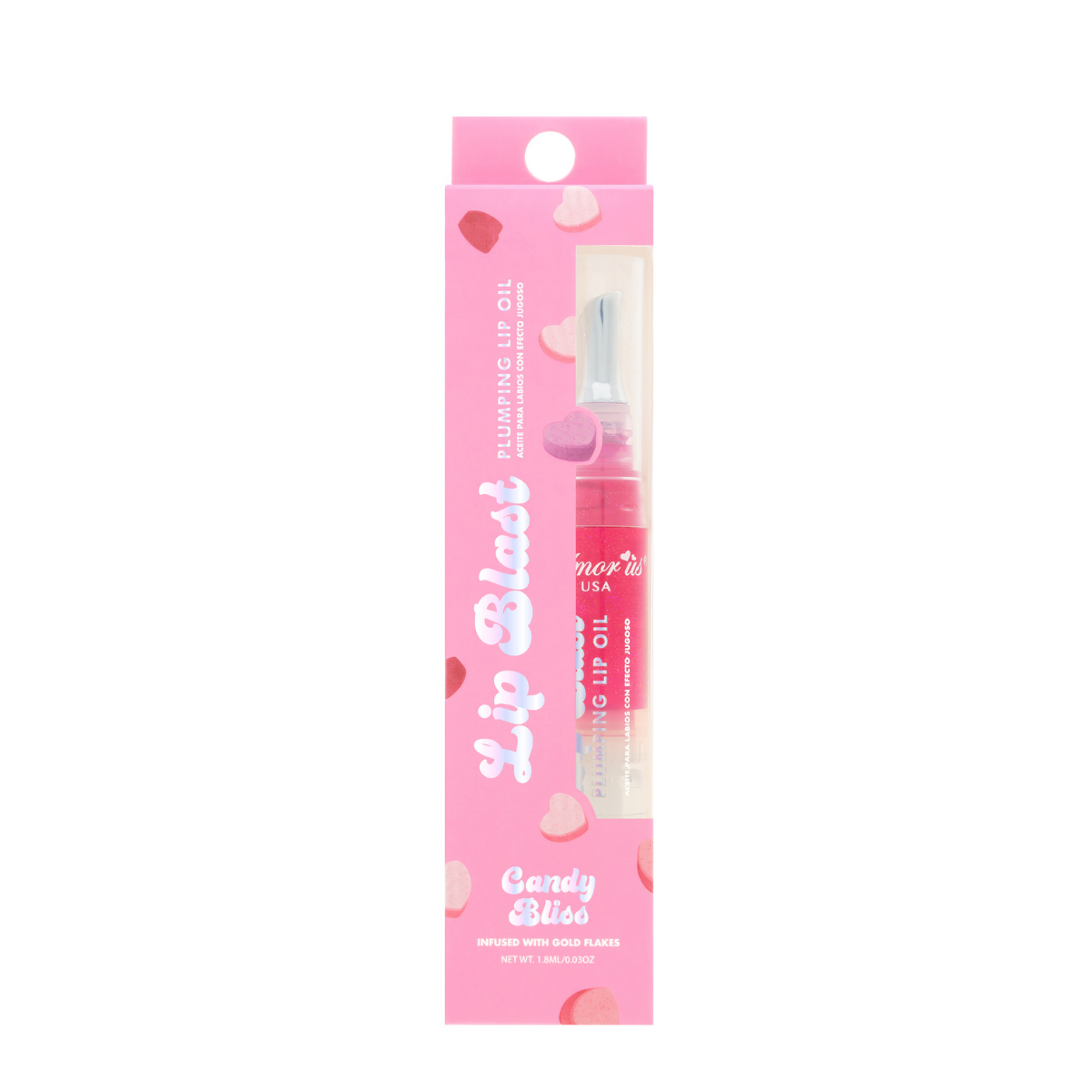 Amor Us Labial Lip Blast Oil Efecto Plumping 01 Candy Bliss image number null
