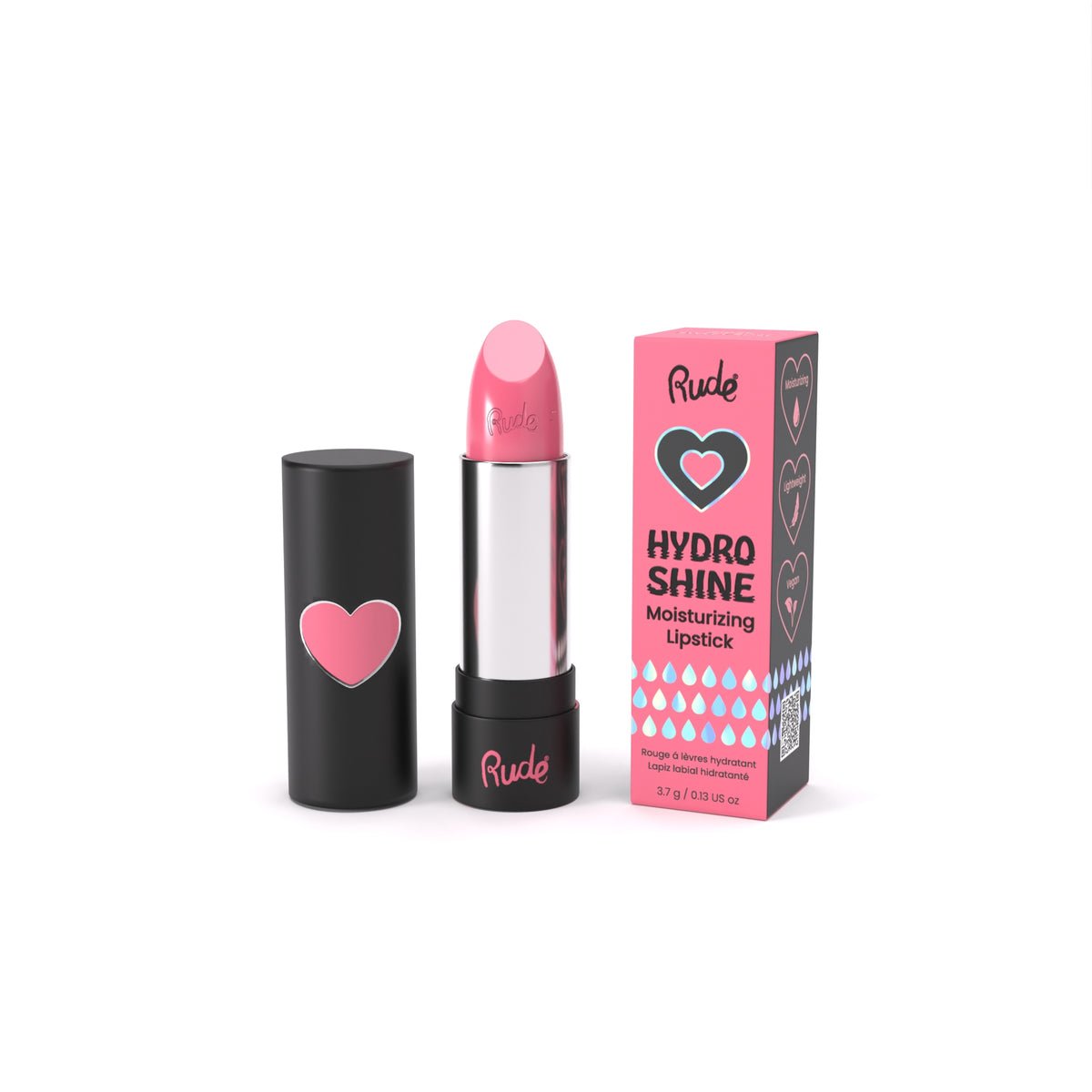 Rude Cosmetics L&aacute;piz Labial Hidratante Hydro Shine Rosa Franc&eacute;s image number null
