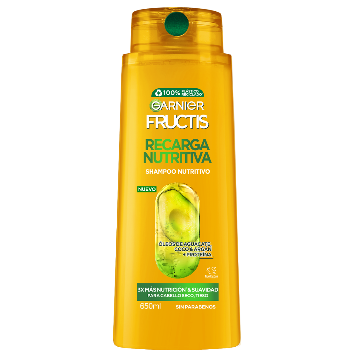 Garnier Fructis Shampoo Recarga Nutritiva 650 Ml image number null
