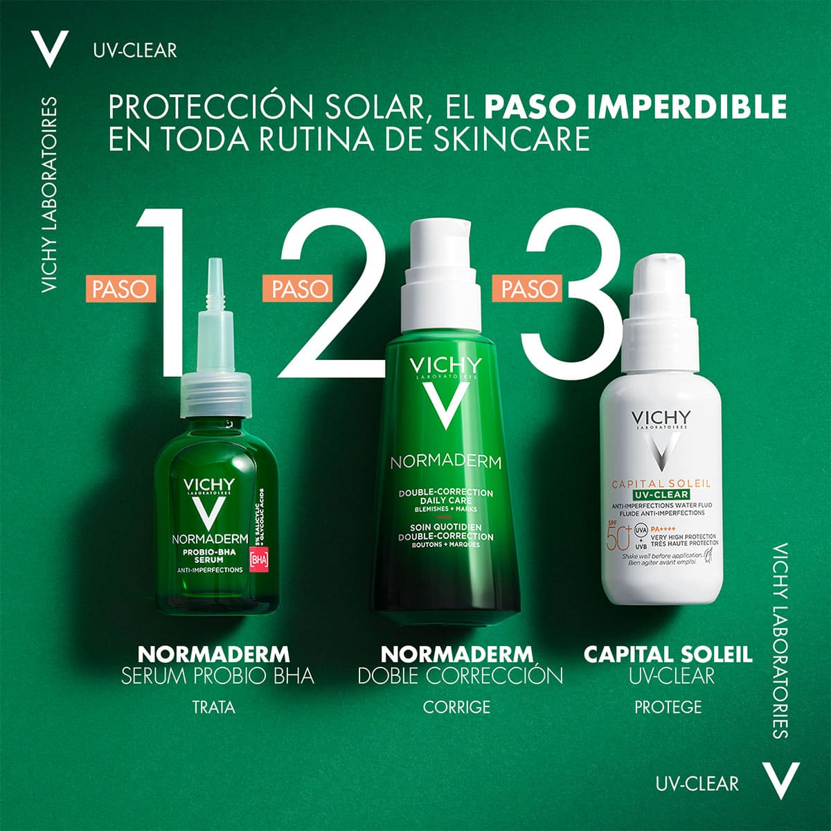 Vichy Protector Solar Anti Imperfecciones Uv Clear Fps 50+ image number null