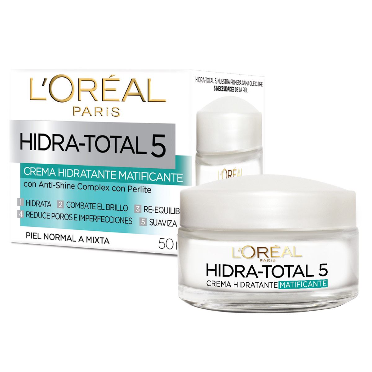 L'or&eacute;al Crema Hidratante Piel Mixta Hidra Total5 L'or&eacute;al Paris image number null