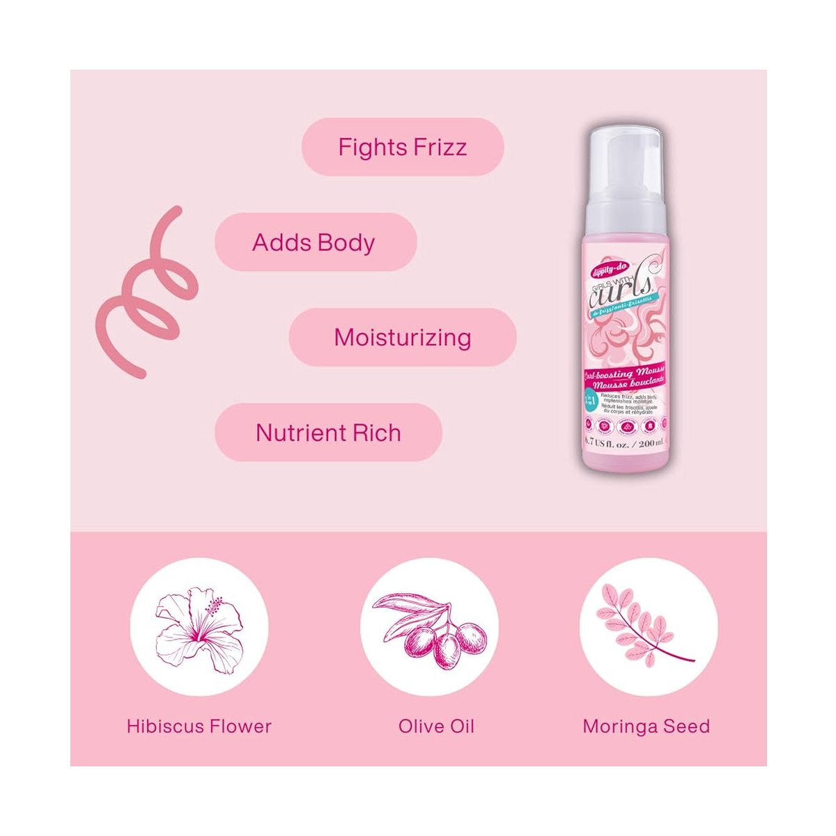 Dippity-do Mousse Volumen Para Rizos Girls With Curls 50 Ml image number null