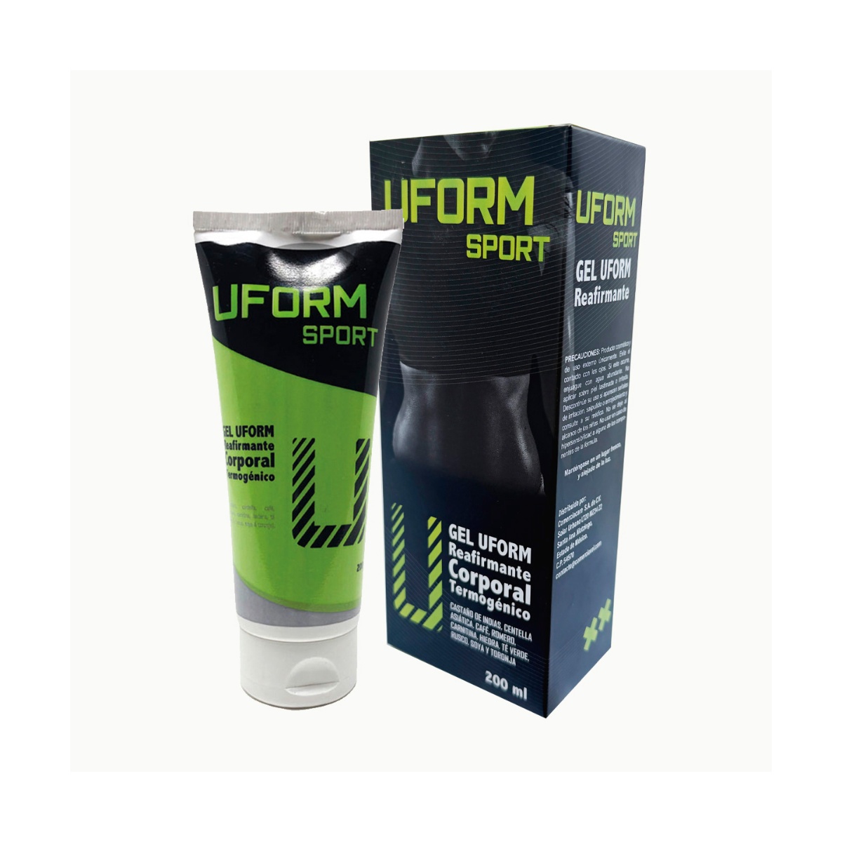 Uform Sport Gel Reafirmante Corporal Termog&eacute;nico 200 Ml image number null